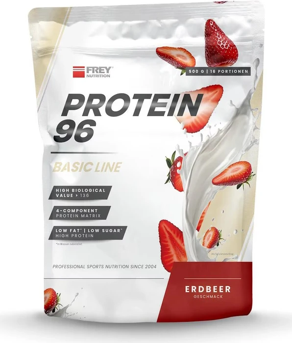 Frey Nutrition Protein 96 Erdbeere 500g