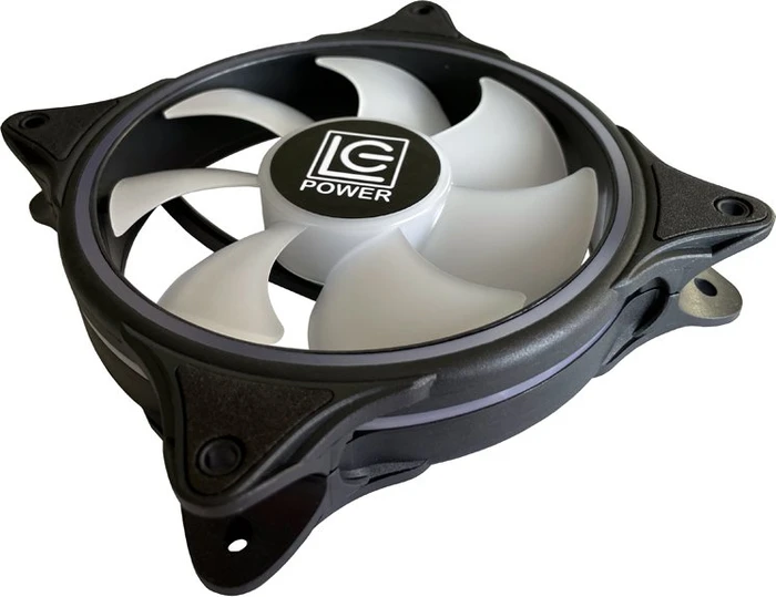 LC-Power Case Fan 120mm ARGB, schwarz, 120mm