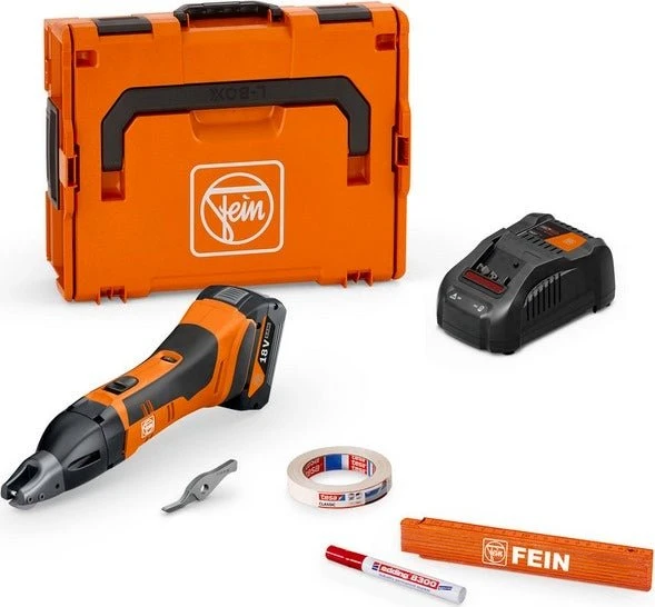 Fein ABSS 18 1.6 E AS Set Akku-Knabber inkl. L-Boxx + Akku 5.0Ah + Zubehör