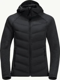 Jack Wolfskin Tasman Down Hybrid Funktionsjacke schwarz (Damen)