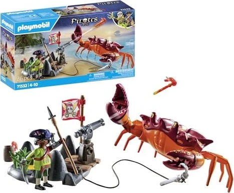 playmobil Pirates Kampf gegen die Riesenkrabbe
