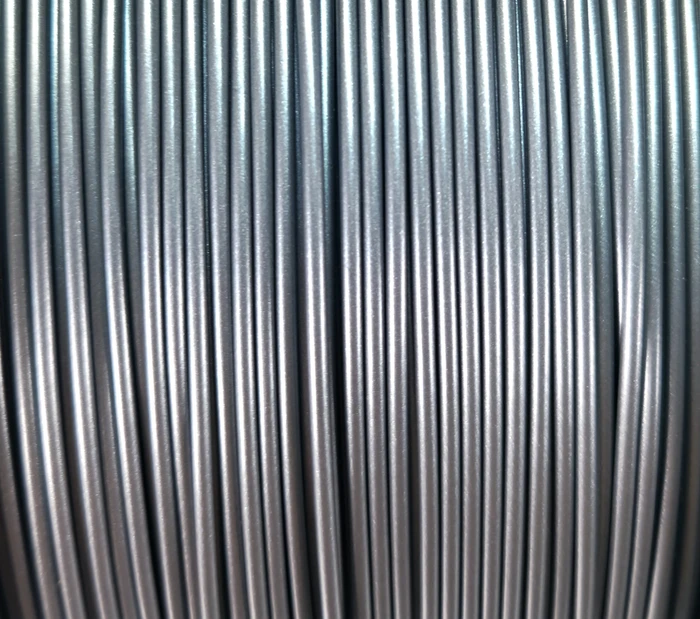 Nobufil PETG, silver, Spule, 1.75mm, 1.00kg
