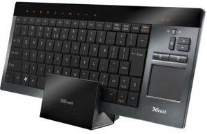 Trust Thinity Wireless Entertainment Keyboard, USB, DE