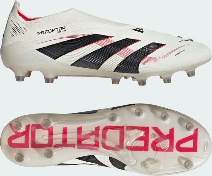 adidas Predator Elite Laceless AG off white/core black/pure ruby (Junior)