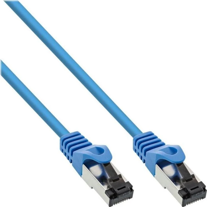 InLine Patchkabel, Cat8.1, S/FTP, RJ-45/RJ-45, 15m, blau (78815B)