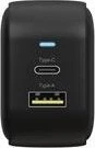 RaidSonic Icy Box IB-PS106-PD 2 Port Steckerladegerät mit USB Power Delivery