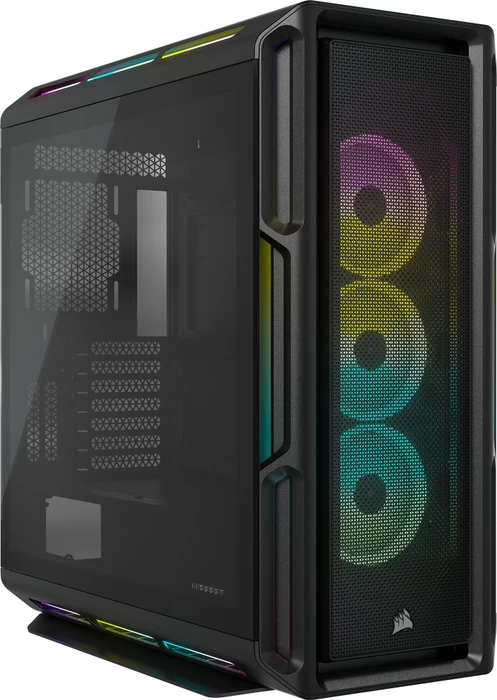 Corsair iCue 5000T RGB TG, schwarz, Glasfenster