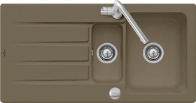 Villeroy & Boch Architectura 60 XR Einbau Becken reversibel mit Ablauffernbedienung timber