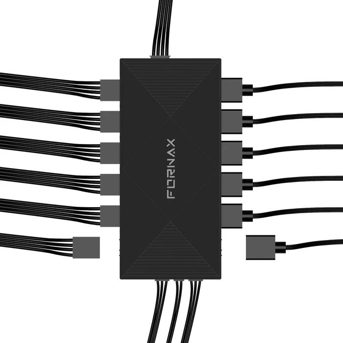 Gembird Fornax X450MAX Black, Glasfenster