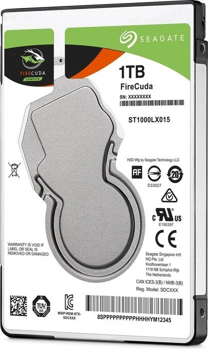 Seagate FireCuda Compute SSHD 1TB, 512e / 2.5" / SATA 6Gb/s