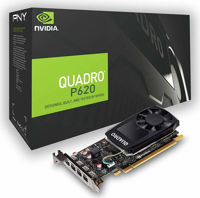 PNY Quadro P620, 2GB GDDR5, 4x mDP