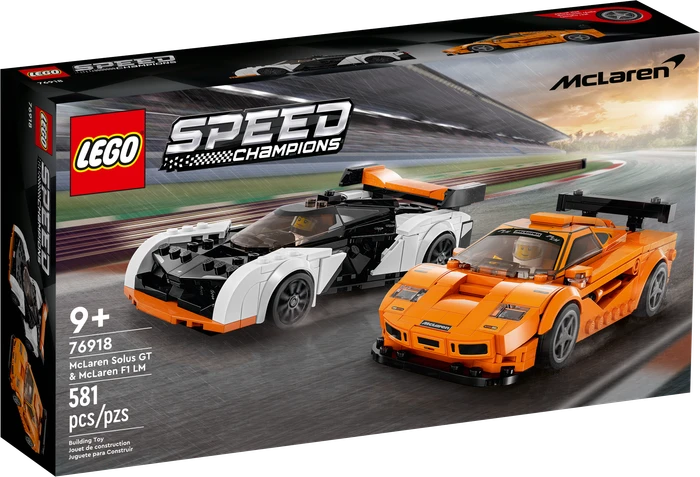 LEGO Speed Champions - McLaren Solus GT & McLaren F1 LM