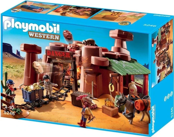 playmobil Western Goldmine mit Sprengkiste