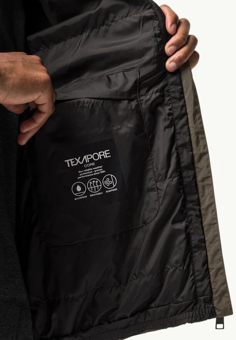 Jack Wolfskin Textor Funktionsjacke cold coffee (Herren)