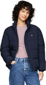 Tommy Hilfiger Cropped Essential Puffer Jacke dark night navy (Damen)