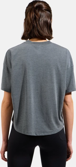 Odlo Active 365 Naturfaser T-Shirt kurzarm dark slate melange (Damen)