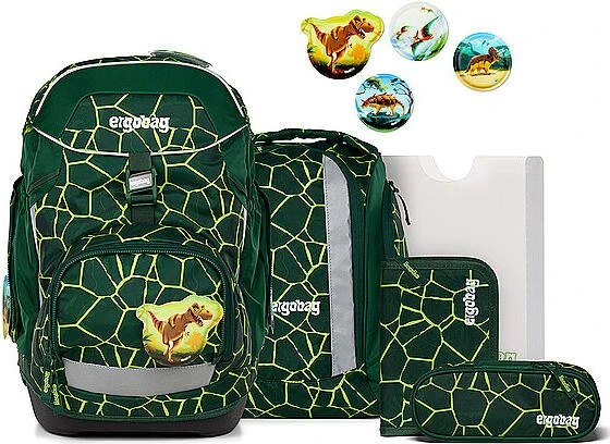 Ergobag Pack BärRex 2025 Schulrucksack-Set, 6-tlg.