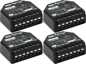 Shelly 2PM Gen3, 2-Kanal, Unterputz, Schaltaktor, 4er-Pack