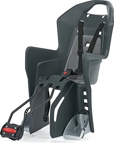 Polisport Koolah FF Fahrradkindersitz dark grey/silver