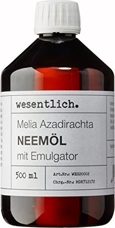 wesentlich Neemöl mit Emulgator Pflanzenstärkung, 500ml