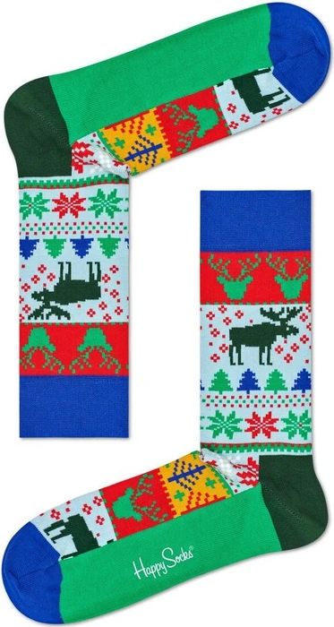 Happy Socks Fair Isle Socken