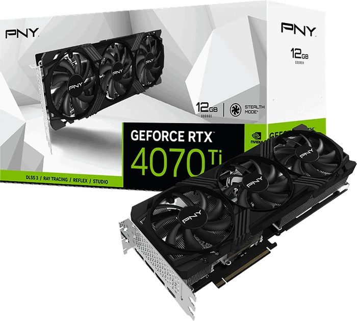 PNY GeForce RTX 4070 Ti Verto Triple Fan, 12GB GDDR6X, HDMI, 3x DP