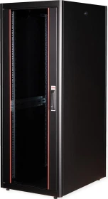 Roline / Secomp Basic 19" Netzwerkschrank 32HE, montiert, Glastür, IP20, RAL 9005, 800mm tief