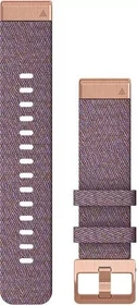 Garmin Ersatzarmband QuickFit 20 Nylon lila/rosegold