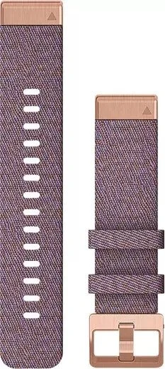 Garmin Ersatzarmband QuickFit 20 Nylon lila/rosegold