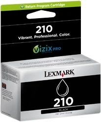 Lexmark Return Tinte 210 schwarz