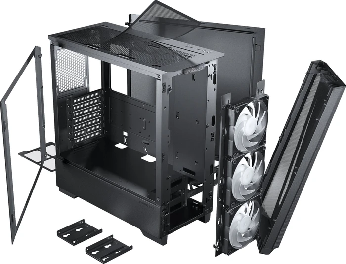 Phanteks Eclipse G360A, schwarz, Glasfenster