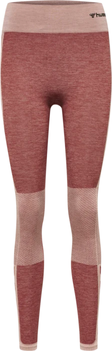 hummel CLEA Seamless Tight Hose lang withered rose (Damen)
