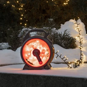 Konstsmide Kabelaufroller Lichterkette LED 1000x warmweiß