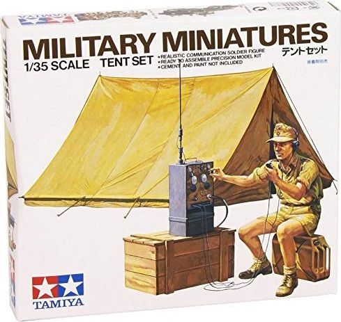 Tamiya WWII Diorama-Set Zelt mit Funk