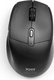 Port Designs Wireless Rechargeable Office Mouse, USB/Bluetooth (900715)