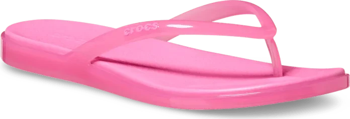 Crocs Miami Round Toe Jelly Flip pink lemonade jelly (Damen)