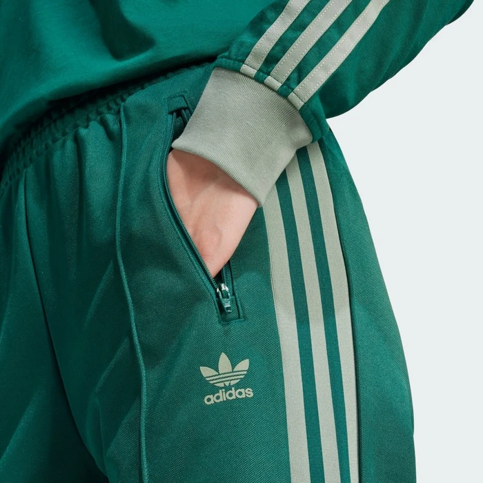 adidas Beckenbauer Trainingshose lang collegiate green (Damen)
