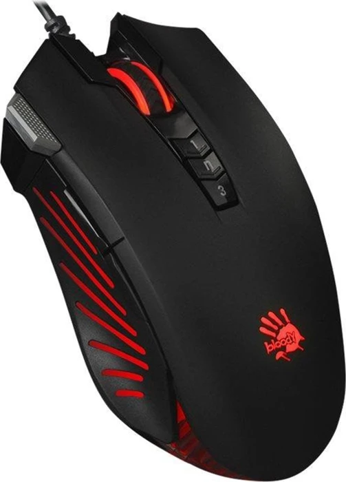 A4Tech Bloody V9M 2-Fire Gaming Mouse schwarz, USB