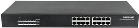 Intellinet Rackmount Gigabit Switch, 16x RJ-45, 220W PoE+ (560993)