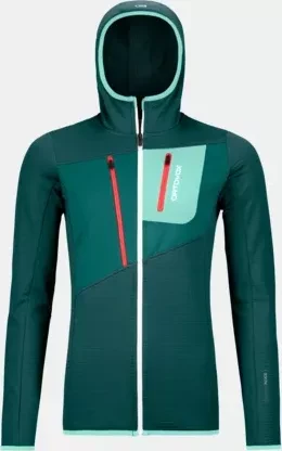 Ortovox Fleece Grid Hoody Funktionsjacke dark pacific (Damen)