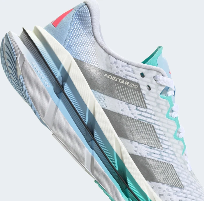 adidas Adistar Byd cloud white/silver metallic/flash aqua (Damen)