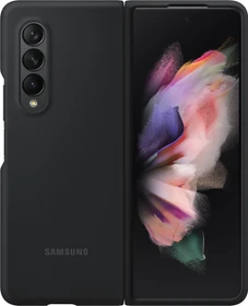 Samsung Silicone Cover für Galaxy Z Fold 3 5G schwarz