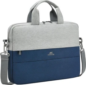RivaCase 7522 anti-theft Laptop Bag 14", grau/dunkelblau