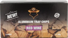 Mr. Barrel BBQ Oak Barrel Red Wine Räucherholz, 150g (3x 50g)