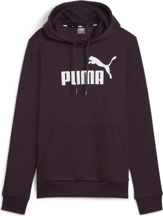 Puma Essentials Logo FL Hoodie midnight plum (Damen)