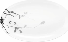 Seltmann Weiden Liberty Servierplatte oval 24.1x14.4cm dark rose hip