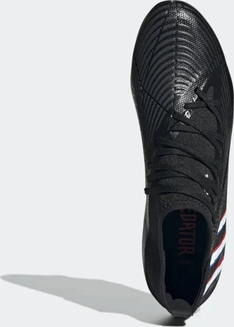 adidas Predator Edge.3 FG core black/cloud white/vivid red (Herren)