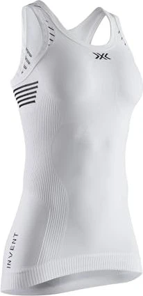 X-Bionic Invent 4.0 Kompressionsshirt ärmellos arctic white/dolomite grey (Damen)