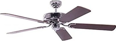 Pepeo Potkuri Deckenventilator stahl/mahagoni