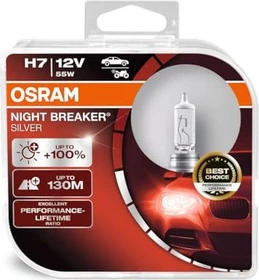 Osram Night Breaker Silver H7 55W, 2er-Pack Box